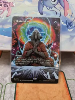 Brainstorm (Borderless) Mythic MTG Ninja Turtles - Image 1