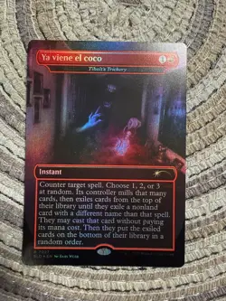 YA VIENE EL COCO FOIL [Tibalt's Trickery] - (7027) Secret Lair Drop Rainbow Foil - Image 1