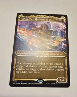 Isshin Two Heavens As One Showcase Kamigawa Neon Dynasty MTG Magic The Gathering - Image 1