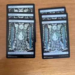 6 Pcs MTG FOIL Island (Phyrexian) 268/271 Phyrexia: All Will Be One - Image 1