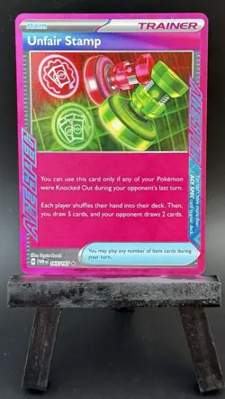 Pokemon TCG Twilight Masquerade Unfair Stamp 165/167 Ace Spec - Image 1