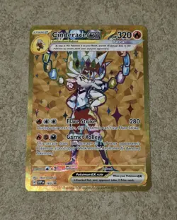[ NM ] Cinderace ex Scarlet & Violet Promo Tera Holo 163 Pokemon Card - Image 1