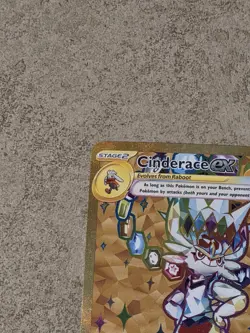 [ NM ] Cinderace ex Scarlet & Violet Promo Tera Holo 163 Pokemon Card - Image 2