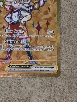 [ NM ] Cinderace ex Scarlet & Violet Promo Tera Holo 163 Pokemon Card - Image 5