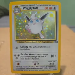 Wigglytuff 16/64 Jungle Holo Vintage Pokemon LP - Image 1
