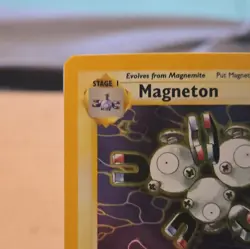 Magneton 11/62 Fossil Set Holo Rare Vintage Pokemon TCG 1999 (LP) - Image 2