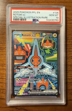 Rotom ex 126/094 SIR | Pokemon Phantasmal Flames PSA 10 Gem Mint - Image 1
