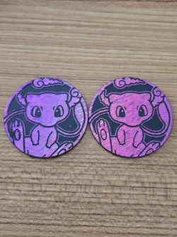 Mew Pokemon CCG Jumbo Coins - Image 1