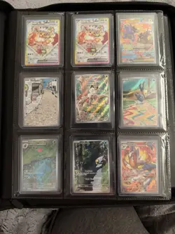 Binder Full with Pokemon IR’s, SIR’s, Trainers, Etc. Binder/Cards Included - Image 2