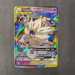 Pokemon Solgaleo & Lunala GX 75/236 Cosmic Eclipse TAG TEAM Ultra Rare Holo NM - Image 1