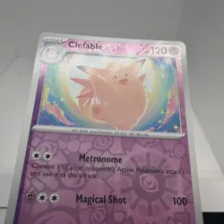 CLEFABLE 079/167 - REVERSE HOLO POKEMON - TWILIGHT MASQUERADE - Image 3