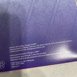 2021 Mcdonalds happy meals entire collection Pokemon 25th Anniversary SET of 4 - Image 3