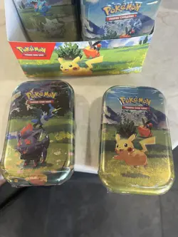 Pokemon TCG: 10x Mega Evolution Ascended Heroes Mini Tin DISPLAY SHIPS 2/20 - Image 2