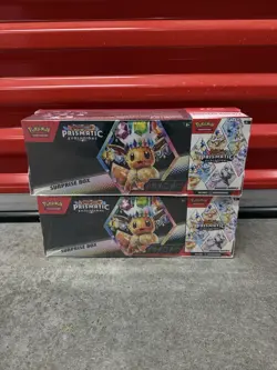 Pokemon Prismatic Evolutions Surprise Box & Booster Bundle Sam’s Club - Image 1