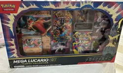 Pokemon Mega Lucario EX TCG Figure Collection Box - Image 1
