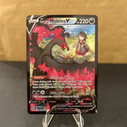Pokemon TCG Galarian Moltres V TG20/TG30 Astral Radiance Trainer Gallery Holo - Image 1
