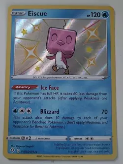 Eiscue SV035/SV122 Pokemon TCG 2021 Shining Fates Shiny Vault Holo Rare NM - Image 1