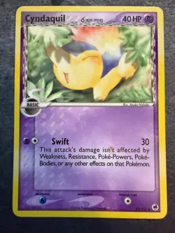 Cyndaquil (Delta Species) 45/101 Dragon Frontiers Normal Pokemon TCG LP - Image 1
