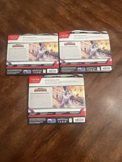 Pokemon Paldea Evolved 3 Pack Blister Lot 3 Factory Sealed Each Has 3 Packs - Image 2
