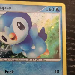 Pokemon TCG Piplup POP RARE PROMO Holo DP03 Pokemon Promos Holo Promo Promo - Image 3