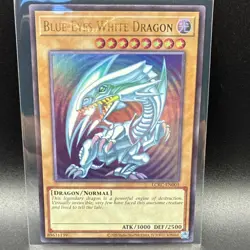 Yu-Gi-Oh! Blue-Eyes White Dragon LCKC-EN001 Ultra Rare Kaiba 3000 ATK 2500 DEF - Image 1