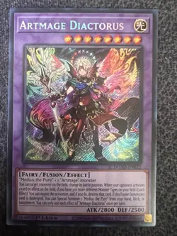 Yugioh Artmage Diactorus DUAD-EN032 Secret Rare 1st Edition NM - Image 1