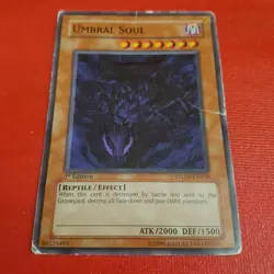 Yugioh Umbral Soul STON-EN030 1st Edition Eye Of Anubis Shift Misprint - Image 2