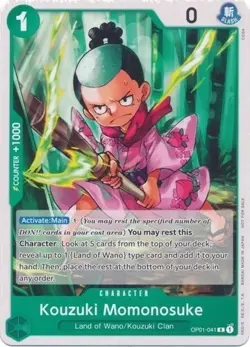 Kouzuki Momonosuke | OP01-041 | Tournament Pack 2024 Vol. 7 | One Piece TCG - Image 1