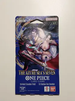 One Piece TCG The Azure Sea’s Seven OP-14 Sleeved Booster Pack Lot Of 3 Sealed - Image 2