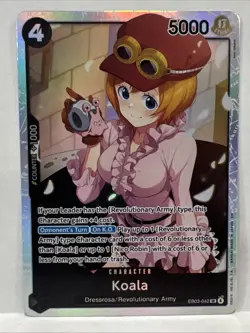 Koala One Piece EB03-042 SR Super Rare Full Art Character - Image 1