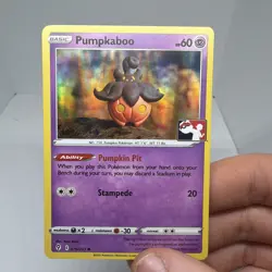 Pumpkaboo Holo Pokemon Prize Pack Series 2 Promo Pokemon Card NM/LP Play Stamp - Image 1