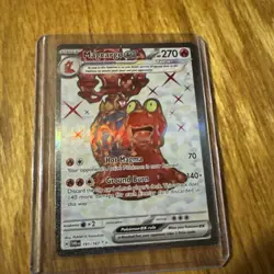 🔥 Magcargo ex 191/167 – Twilight Masquerade – Ultra Rare Full Art Pokemon Card - Image 1