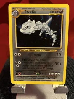 Pokemon Steelix Neo Genesis 15/111 Holo Rare 110 HP 2000 Card - Image 1