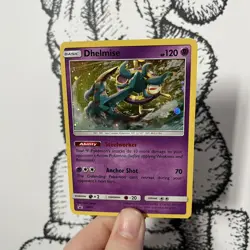 Dhelmise SM53 Cosmos Holo Black Star Promo Pokemon Card MINT / NM English S&M - Image 1