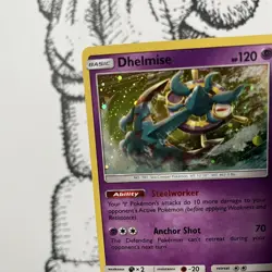 Dhelmise SM53 Cosmos Holo Black Star Promo Pokemon Card MINT / NM English S&M - Image 2