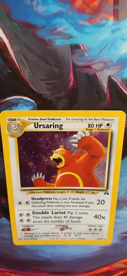 Pokemon Ursaring Holo Rare Card #15/75 Neo Discovery TCG 2001 English - Image 5
