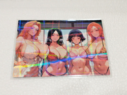 Orihime Rangiku Matsumoto Bleach Anime Waifu Card Doujin ACG Goddess Holo - Image 1
