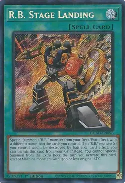 R.B. Stage Landing DUAD-EN096 Secret Rare Duelist's Advance NM 1st Ed YUGIOH - Image 1