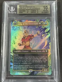 2025 MTG Avatar Aang at the Crossroads Borderless Foil BGS 10 - Image 1