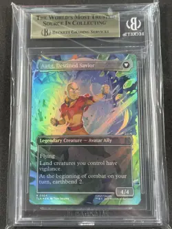 2025 MTG Avatar Aang at the Crossroads Borderless Foil BGS 10 - Image 2
