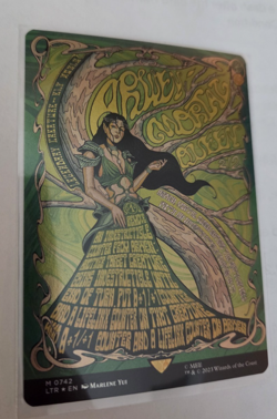 MTG, Arwen, Mortal Queen (Borderless Poster)- the Lord of the Rings: NM - Image 1