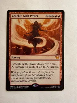 Crackle with Power Strixhaven: School of Mages Regular 095/ | NM/Mint - Image 1