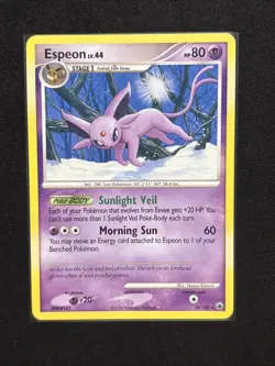 Pokemon TCG Espeon Card 18/100 Majestic Dawn Non-Holo Rare MP - Image 1