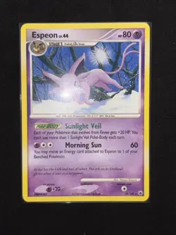 Pokemon TCG Espeon Card 18/100 Majestic Dawn Non-Holo Rare MP - Image 2