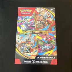 Pokemon Mega Evolution Booster Bundle 6 Packs - Image 1