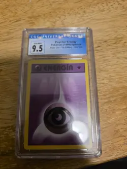 ​Pokemon 1st Edition Base Set Psychic Energy 101/102 Spanish CGC 9.5 GEM MINT - Image 1