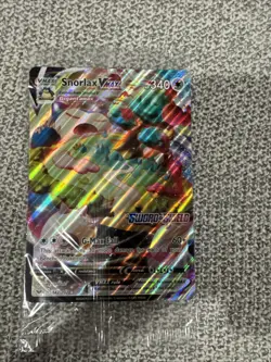 Snorlax VMAX JUMBO Card 142/202 Gamestop Promo Pokemon Sword & Shield - Image 1