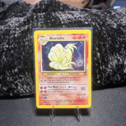 Ninetales 13/130 Holo Rare Base Set 2 Pokemon Card - Image 1