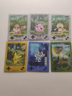 Pokemon Chinese Exclusive 25th Anniversary Cracked Ice Rare Holo Cards - Image 1