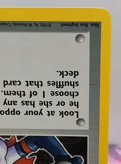 Rocket's Sneak Attack 72/82 Team Rocket Regular Pokemon Vintage LP++ - Image 5